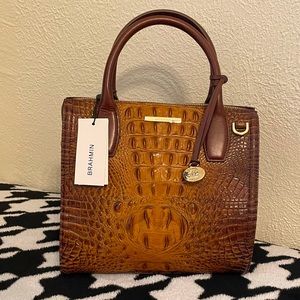 Brahmin Small Caroline Saddle Parker